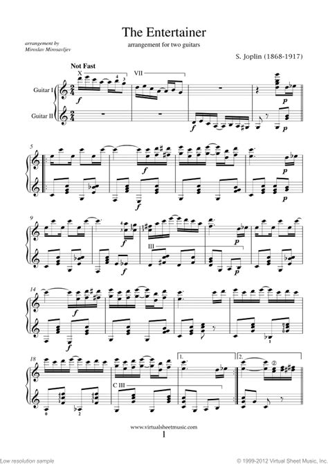 The Entertainer By Scott Joplin, Arranged For 2 Pianos By Simon Peberdy